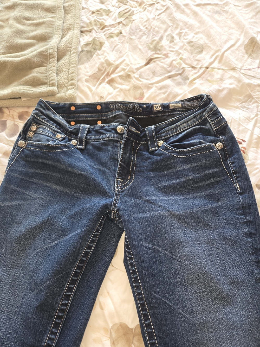 Dark Blue Women's Jeans by Miss Me - Size 30